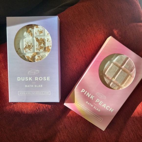 Miss Patisserie Dusk Rose & Pink Peach Bath Slab - Picture 2 of 3